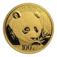 Chinese Gold Panda 8 Gram 2018
