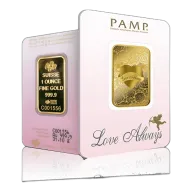 1oz PAMP Investment Gold Bar (Love Always)