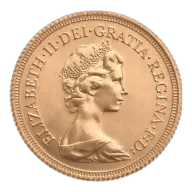 Gold Sovereign Elizabeth II Decimal Portrait (1970-1984)