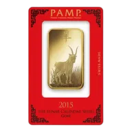 100g PAMP Gold Bar - Lunar Goat
