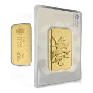 1oz Gold Royal Mint Una & The Lion Bar