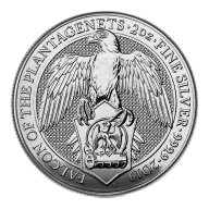 2 oz Queen's Beasts Silver Coin