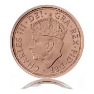 Half Gold Sovereign King Charles III Coronation (2023)