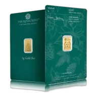 1g Royal Mint Christmas Gold Bar (999.9)