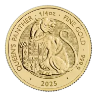 1/4 oz Tudor Beast Queen's Panther Gold Coin 2025