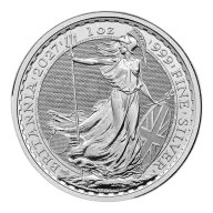 2027 1 oz United Kingdom Silver Britannia Bullion Coin