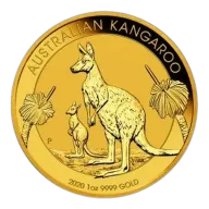 2020 1 oz Australian Gold Kangaroo Coin BU