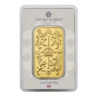 1 oz Royal Mint Gold Celebration Bar