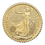 1/10 oz Britannia Charles III Gold Coin | 2027 - 40th Anniversary