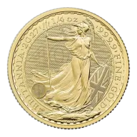 1/4 oz Britannia Charles III Gold Coin | 2027 - 40th Anniversary