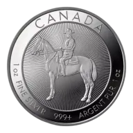 1oz Silver Rounds - RCMP 150th Anniversary
