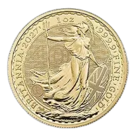 2027 1 oz British Gold Britannia Coin BU