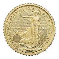 2027 1/10oz Gold Britannia Coin - 40th Anniversary