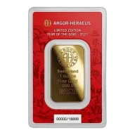 2027 1 oz Argor-Heraeus Lunar Series "Year of the Goat" Gold Bullion Bar
