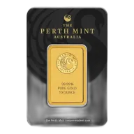 10 oz - Perth Mint Kangaroo Gold Bar