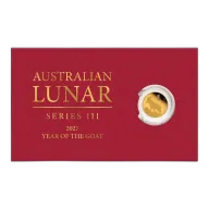 0.5g Lunar III Goat Gold Coin | 2027 | Blister