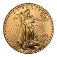 1993 1 oz American Gold Eagle Coin BU
