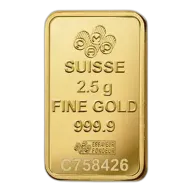 2.5g Fortuna Gold Bar