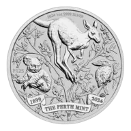 2024 1 oz Australian Perth Mint's 125th Anniversary Silver Coin