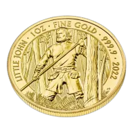2022 Great Britain 1 oz Gold Myths & Legends: Little John BU