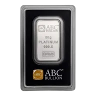 50 g ABC Platinum Minted Bar