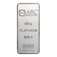 500 g ABC Platinum Minted Bar
