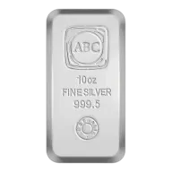 10oz - ABC Silver Cast Bar