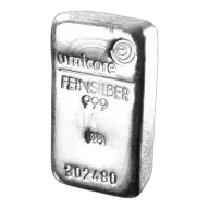 500g Umicore Silver Bar