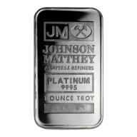 1oz Johnson Matthey Platinum Bar