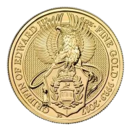 2017 1oz The Queen's Beasts, The Griffin of Edward III, Gold Coin