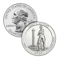 2013 5 oz ATB Perry's Victory Memorial Silver Coin