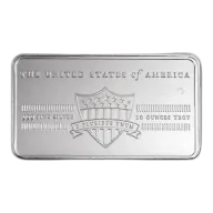 10 oz Silver Bar - E Pluribus Unum/Shield