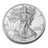 2008 Silver American Eagle - BU