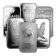 1 Oz Silver Bar (Random Brand)