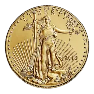2018 $25 Gold American Eagle BU