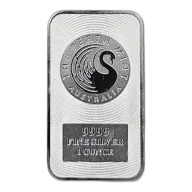 1oz Kangaroo Perth Minted .999 Fine Silver Bar
