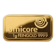 1g Gold Bar