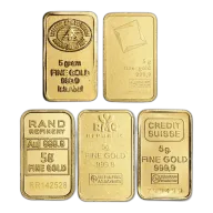 5 Gram Assorted Pure Gold Bar (Secondary Market)