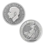 2025 10 Ounce Silver Britannia Coin - King Charles III