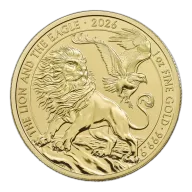 2026 Gold Lion and Eagle 1oz Coin