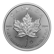 2026 Canada Silver Maple Leaf - 1 oz - $5 - BU