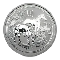 1/2 Oz Silver Australian Lunar Horse Coin
