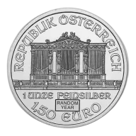 1 oz Austrian Silver Philharmonic Coin (Random Year) BU