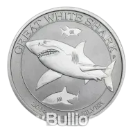 1/2 oz Great White Shark Silver Coin