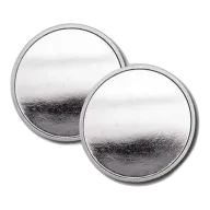 1 oz .999 Fine Silver Round - Both Sides Blank