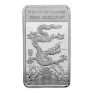 1/2oz Silver Bar - Lunar Dragon