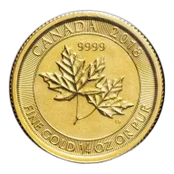 1/4 oz Gold Twin Maple Leaf (Random Year)