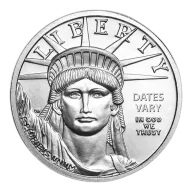 $25 Platinum American Eagle Bullion