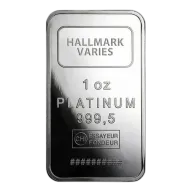 1 oz Platinum Bar