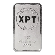 Intrinsic Tender Platinum Minted Bar 1oz
